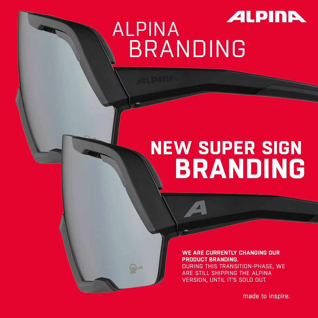 Olympiasportbekleidung Alpina Sports Sportbrille Rocket Q-Lite Mattgrau