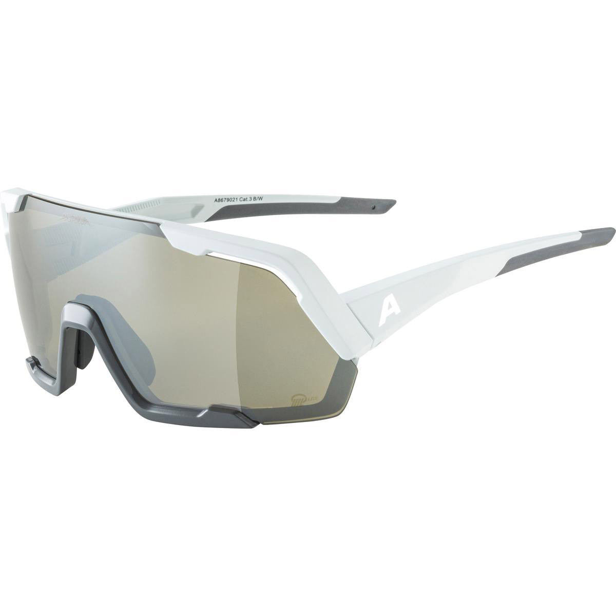 Olympiasportbekleidung Alpina Sports Sportbrille Rocket Q-Lite Mattgrau