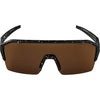 Olympische Sportbekleidung Alpina Sports Sportbrille Ram HR Q-Lite Red Mirror Lens Schwarz