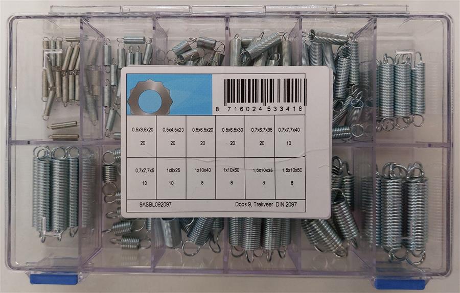 Sortiment Zugfedern D2097