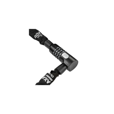 Axa-Kettenschloss Absolutes C5-90cm-Codeslot schwarz