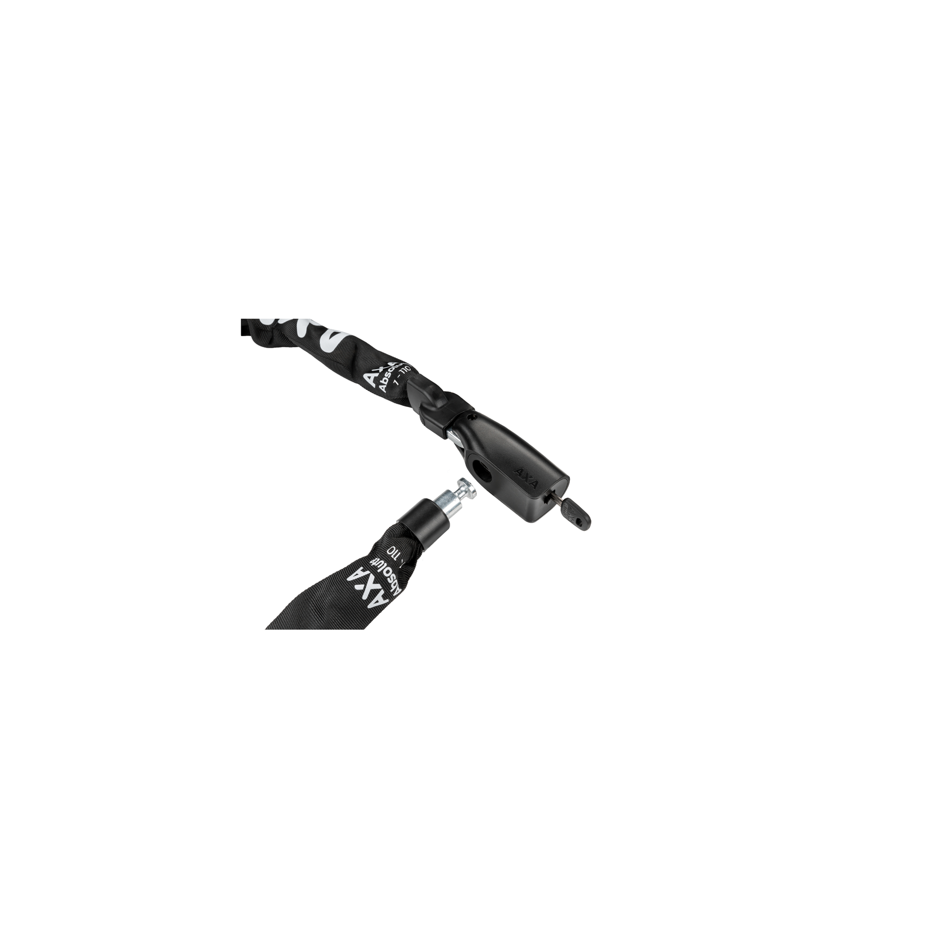 AXA Absolute 7-110 Kettenschloss 110 cm Stufe 9 Schwarz