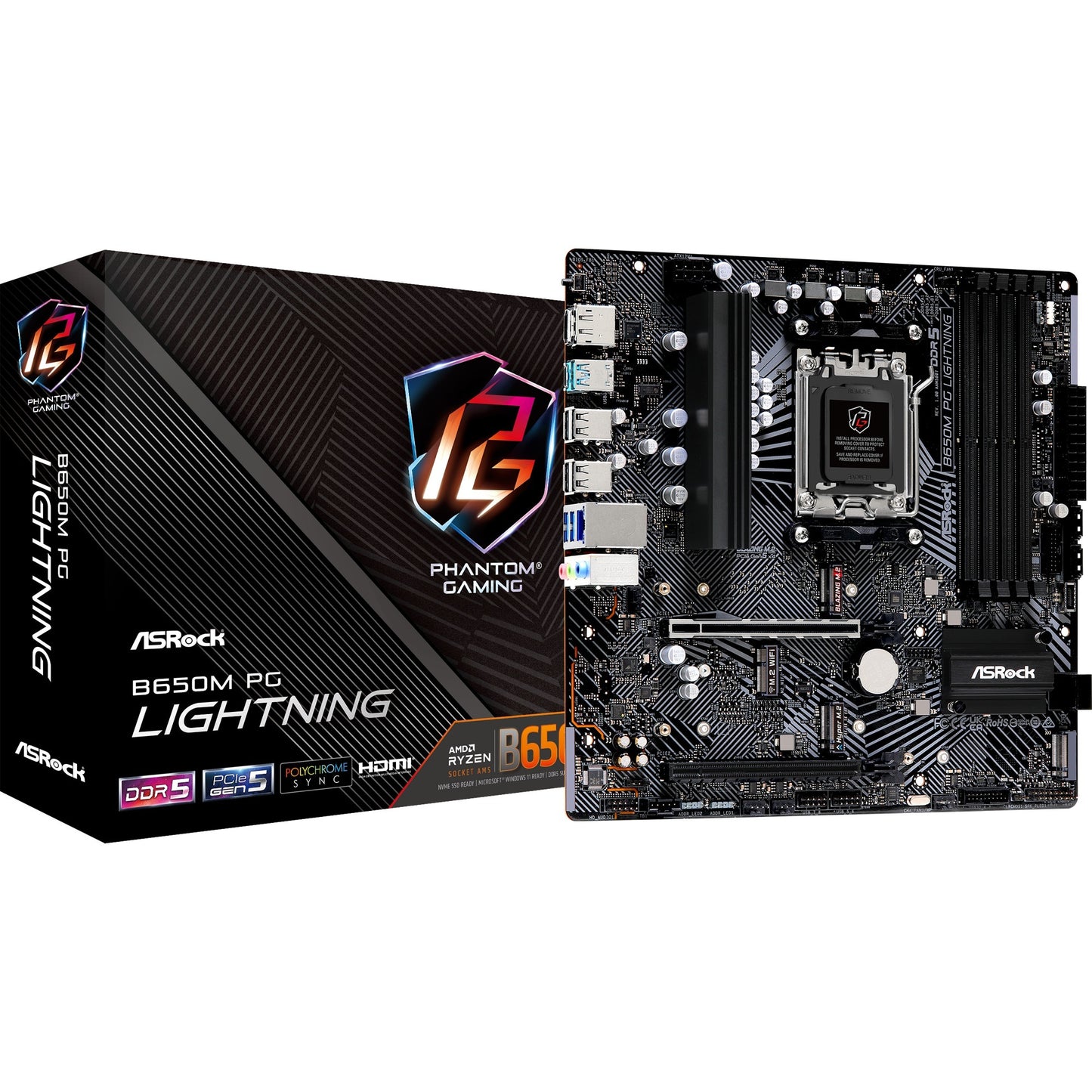 Asrock B650m PG Lightning