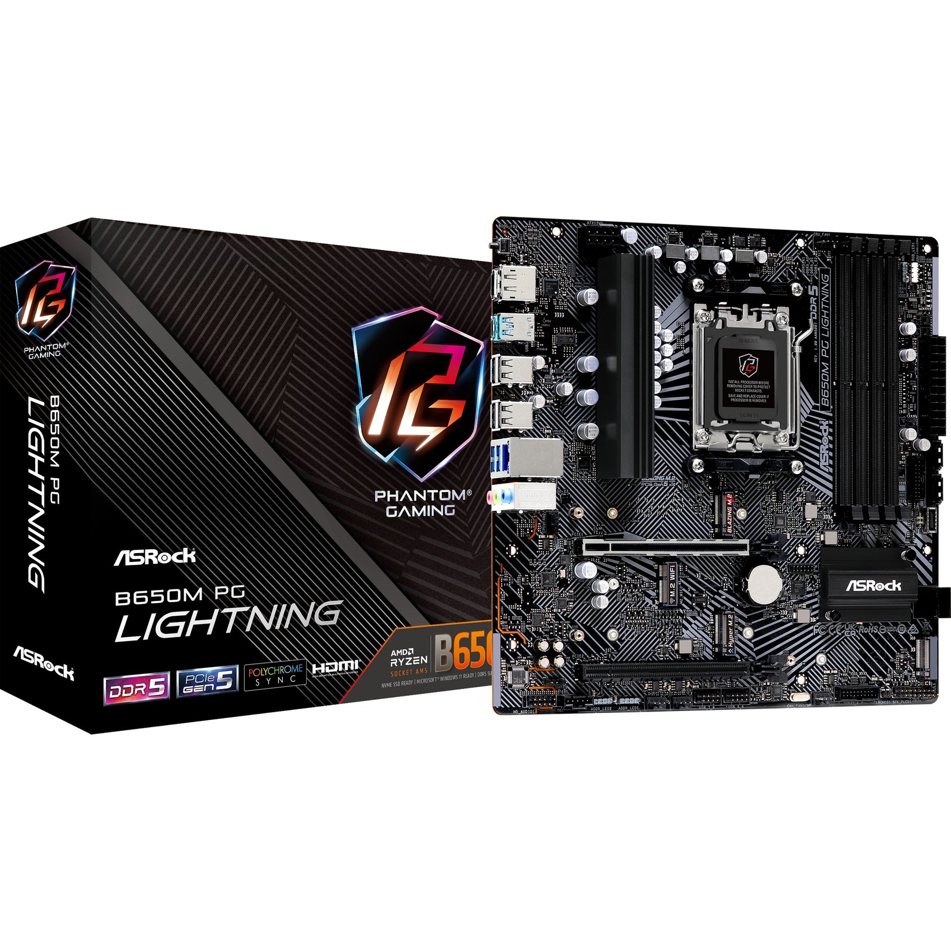 Asrock B650m PG Lightning