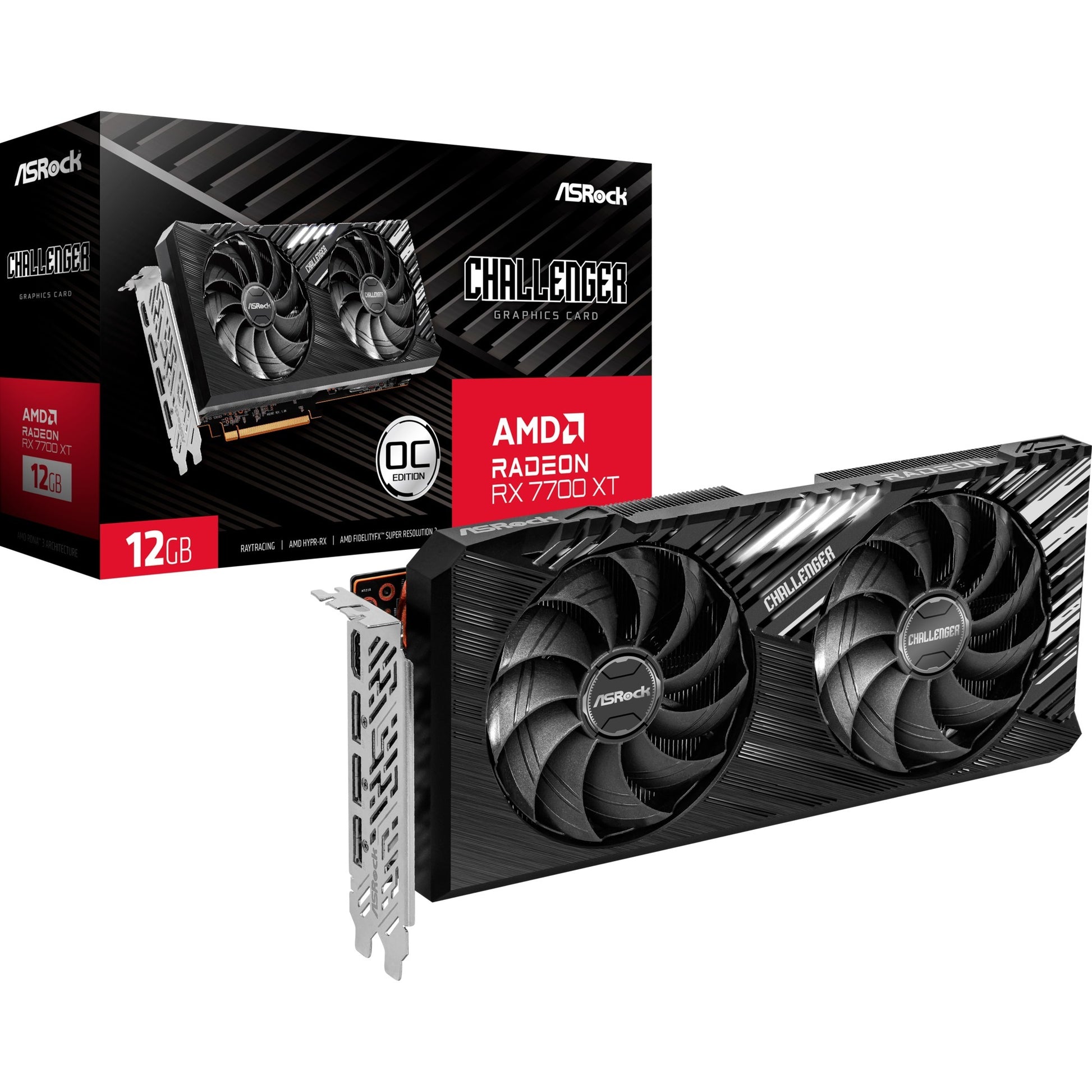 ASROCK RADEON RX 7700 XT Challenger 12GB OC
