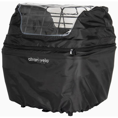 Olympische Sportbekleidung Atranvelo Regenschutz Perro groß transparent schwarz