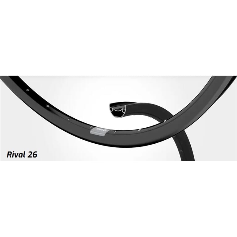 Rigida Velg 28 (622) Rivale-26 36 14 Schwarz (ungehindert)