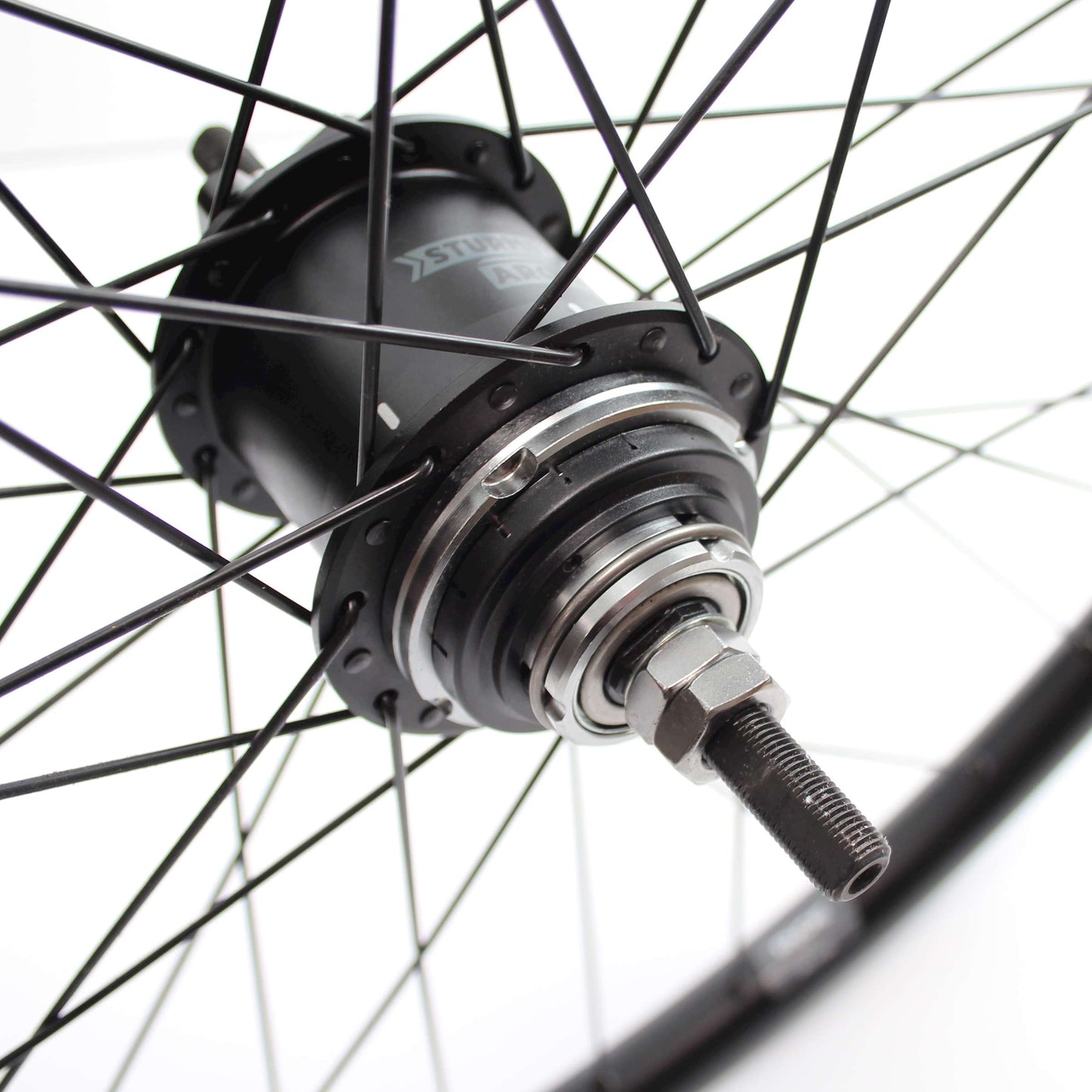 Roland Hinterrad 28 36G A2K DW Rim Vrijloop Schwarz