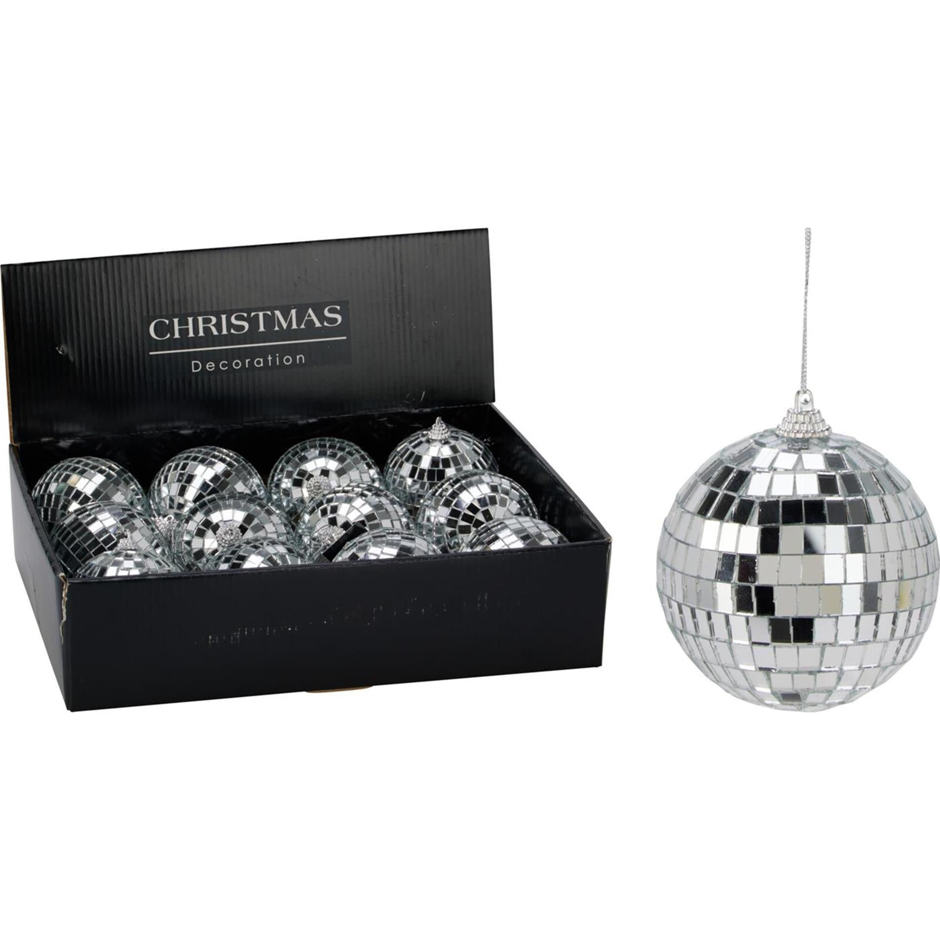Home-Styling-Spiegelkugel 8 cm silber