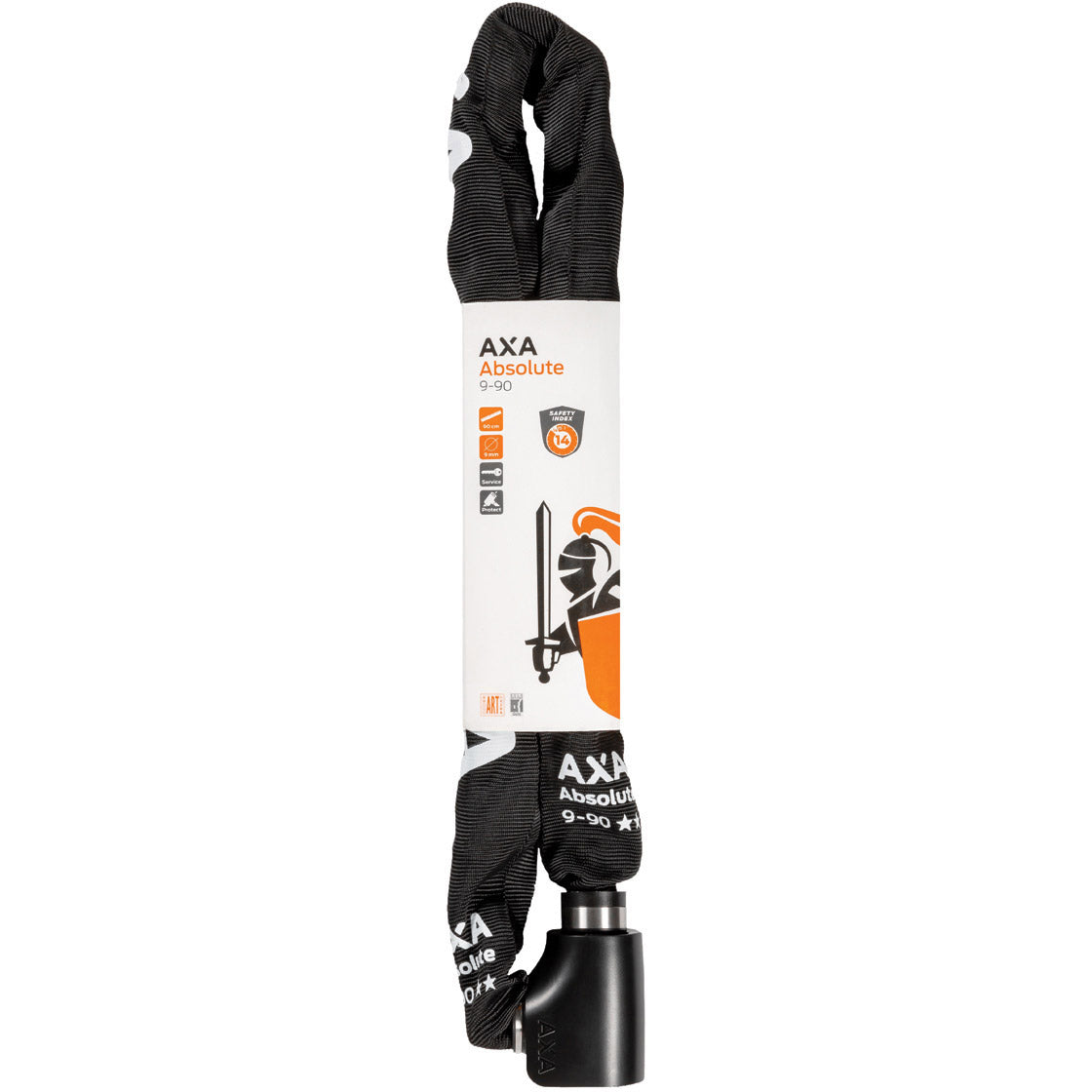 Axa Chain Lock Absolute 9-90 cm Kunst ** Schwarz