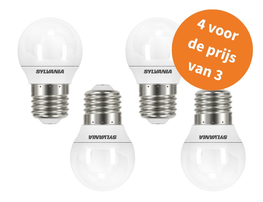 Sylvania LED Lampe Bogel E27 250 LM Mat 4 Teile