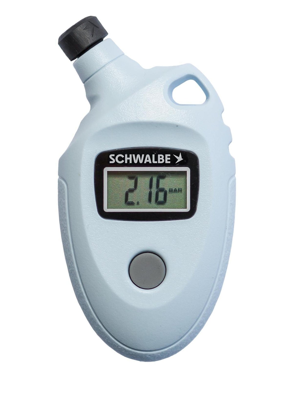 Schwalbe, Airmax Pro Luftdruckmessgerät, weee-reg.no. de95299600, hellblau, inklusive Adapter für Klickventilventil, (Rep.-Nr. 6010.02)