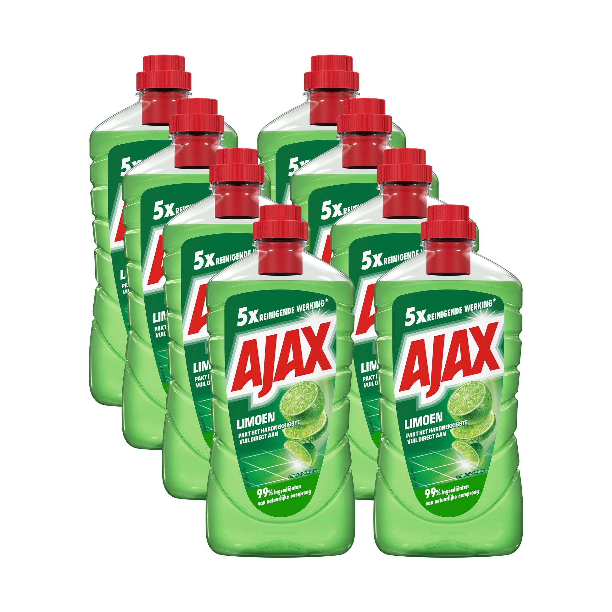 Ajax Allzweckreiniger Kalk (8x 1 Liter)