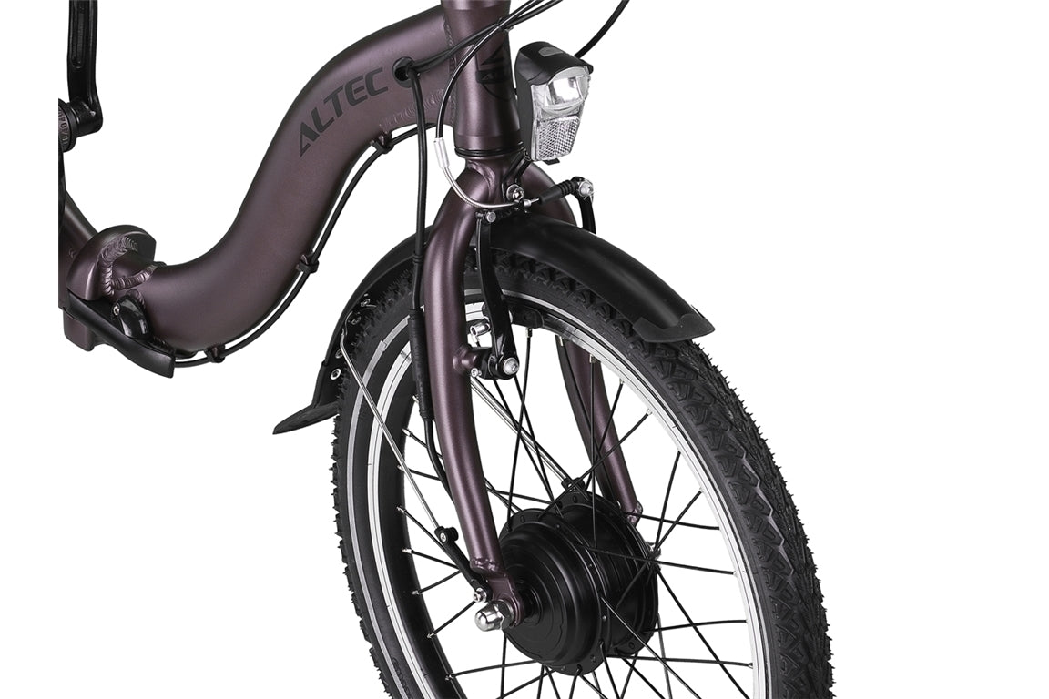 Altec Comfort E-Bike Folding Bike 20 Zoll 7-SPD. 518WH Terra Brown M129 40nm -