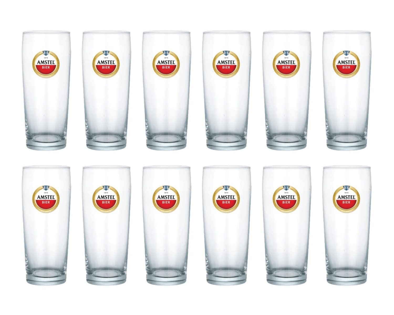 Amstel Biergläser stapelbar (12x 22cl)