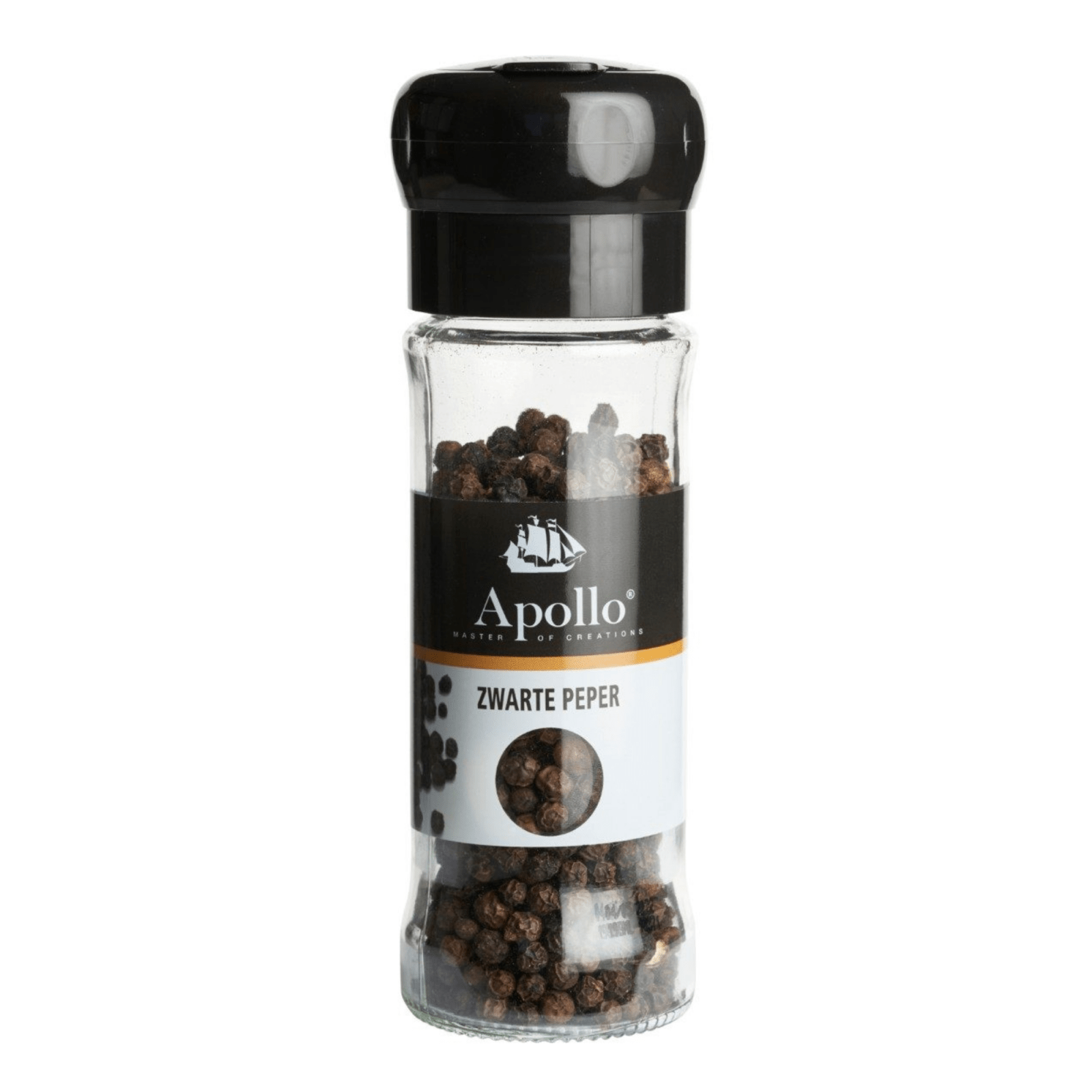 Apollo schwarzer Pfeffer ganzer Shaker (6x 45gr)