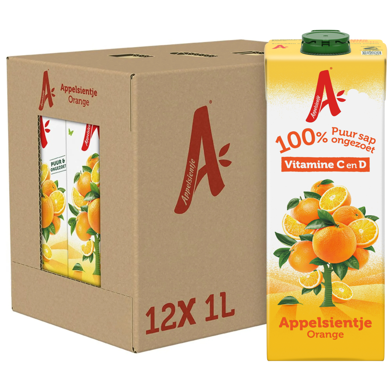 Appelsientje Orangenpackung (12x1 Liter)
