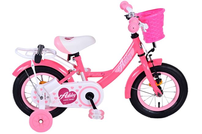 Volare Ashley Children's Bicycle - Mädchen - 12 Zoll - Rotrosa