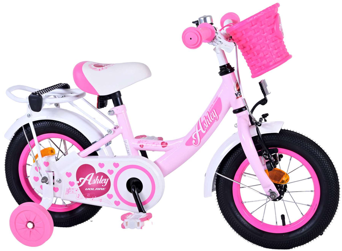 Volare Ashley Children's Bicycle - Mädchen - 12 Zoll - Pink