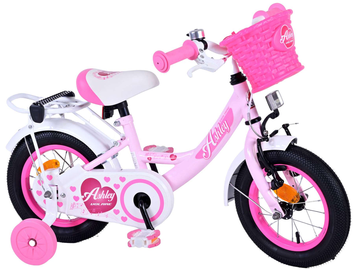 Volare Ashley Children's Bicycle - Mädchen - 12 Zoll - Pink