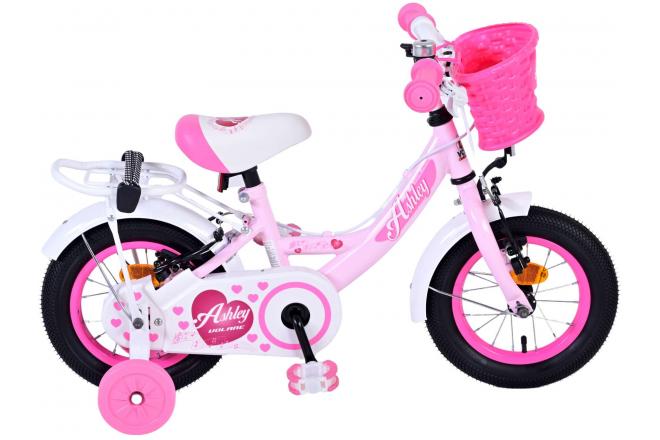 Volare Ashley Children's Bicycle - Mädchen - 12 Zoll - Pink - Zwei Handbremsen