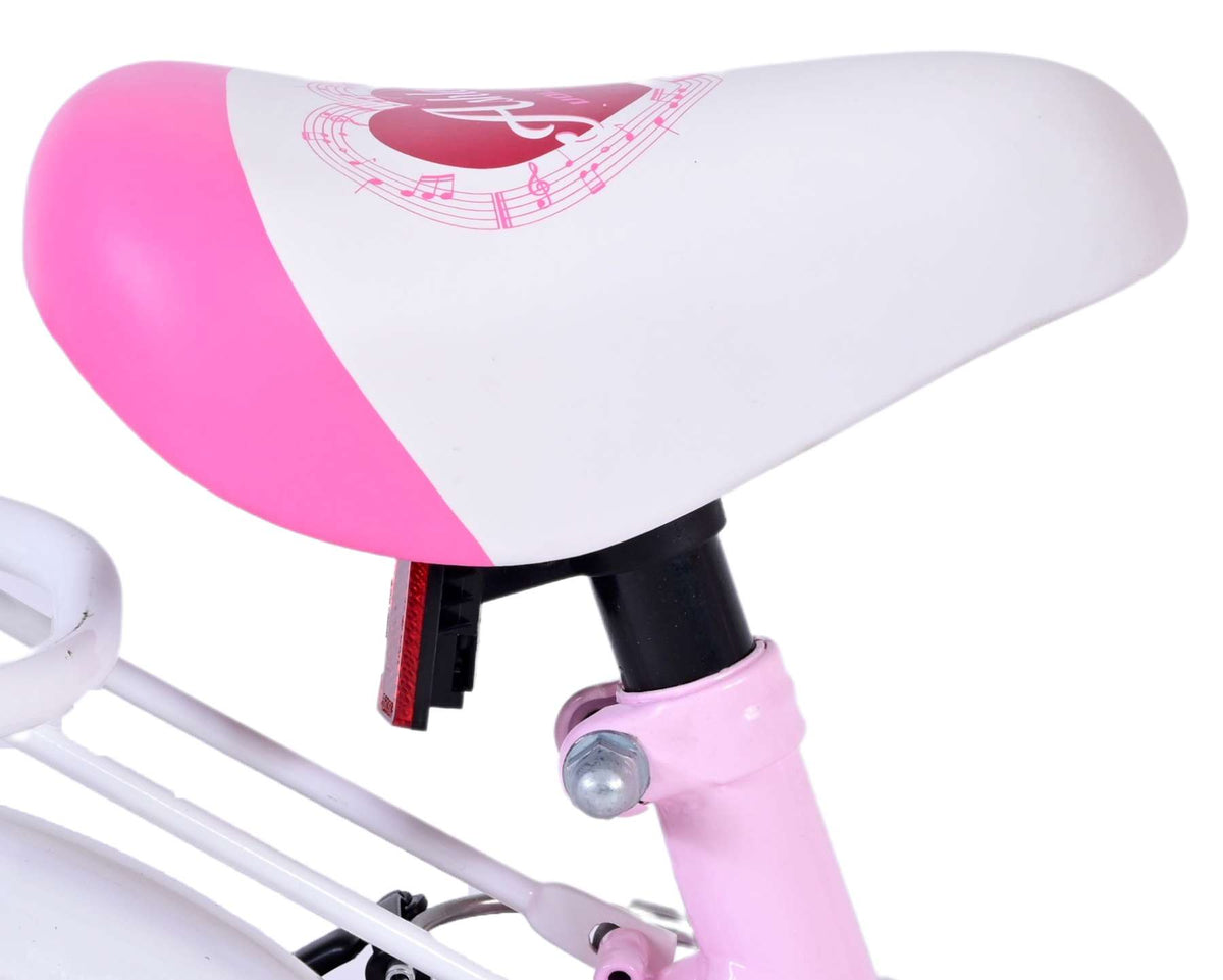 Volare Ashley Children's Bicycle - Mädchen - 12 Zoll - Pink - Zwei Handbremsen