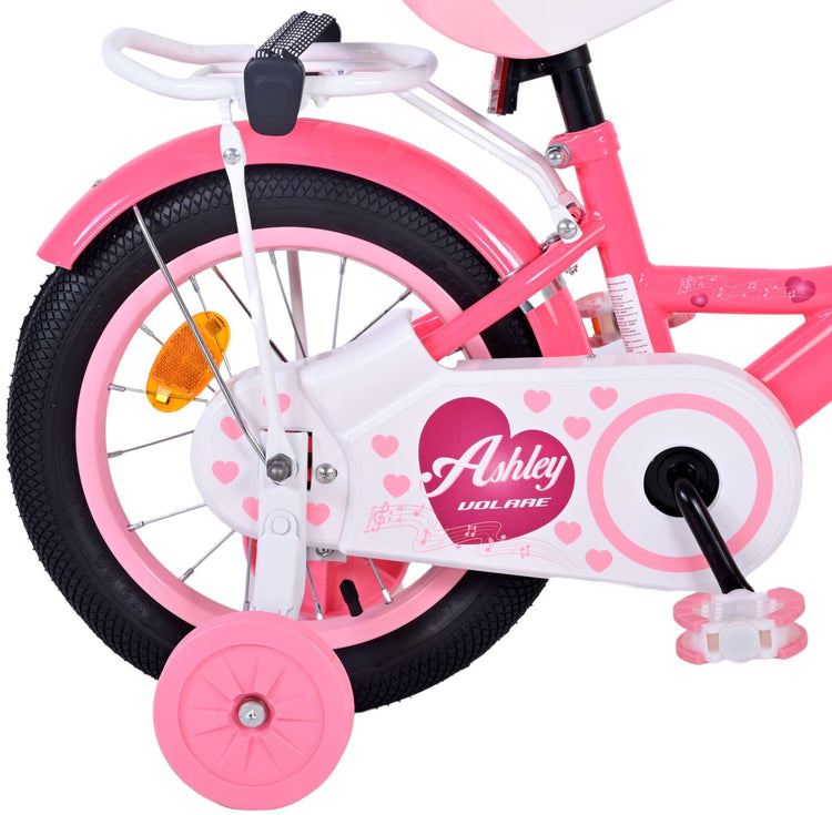 Volare Ashley Children's Bicycle - Mädchen - 14 Zoll - rosa rot