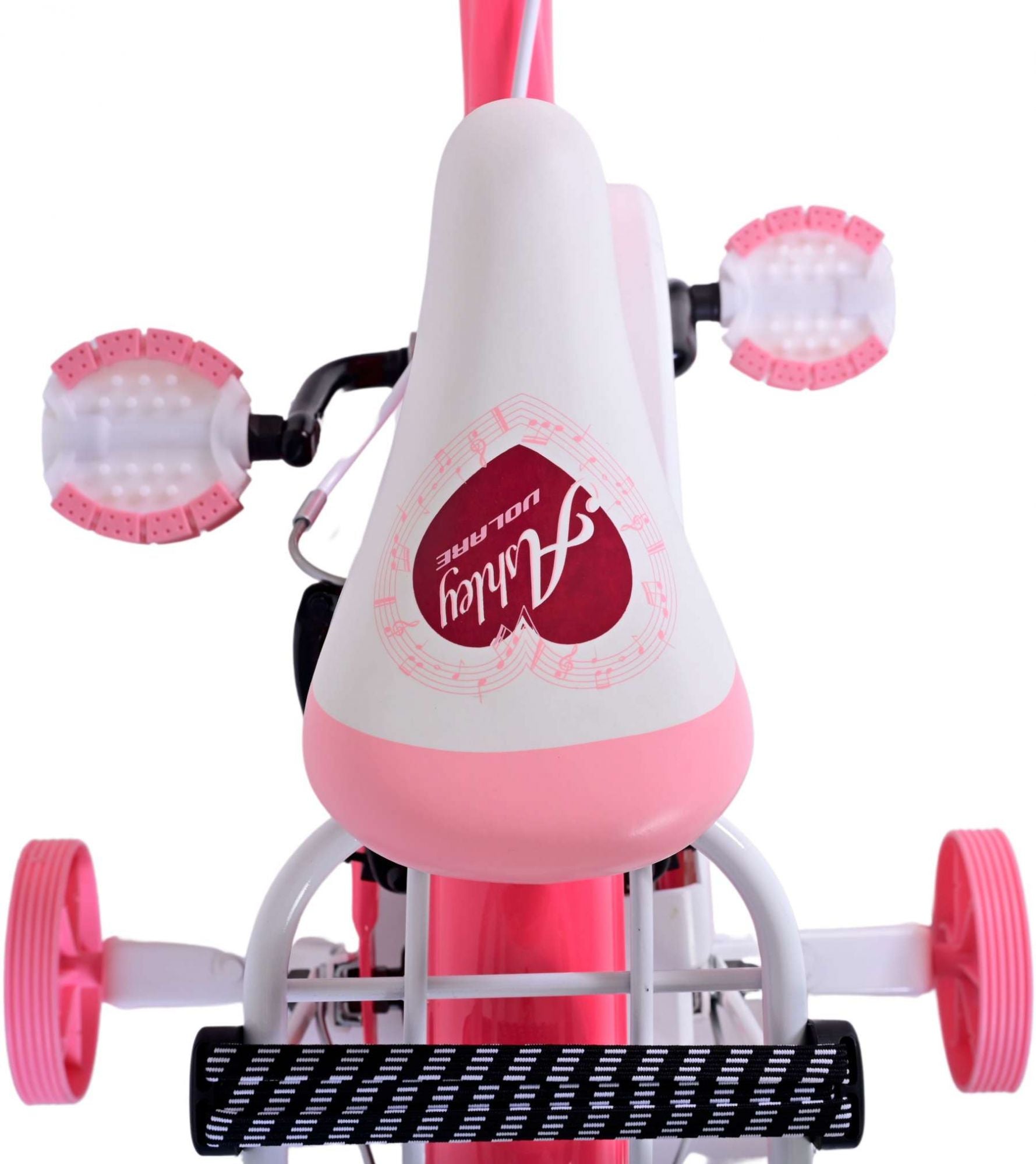 Volare Ashley Children's Bicycle - Mädchen - 14 Zoll - Pink Red - Zwei Handbremsen