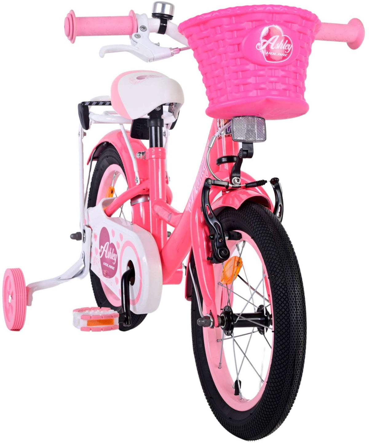 Volare Ashley Children's Bicycle - Mädchen - 14 Zoll - rosa rot