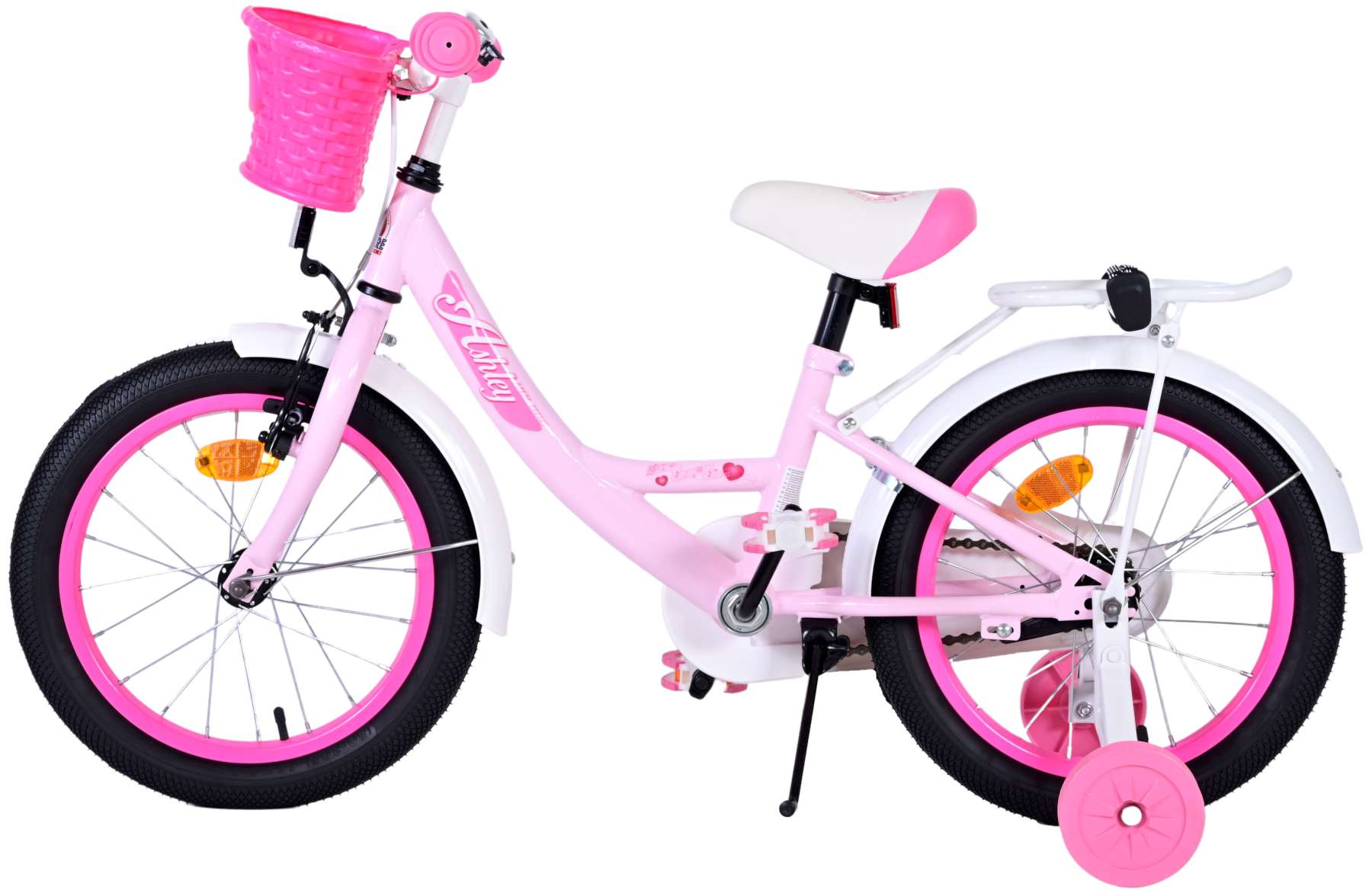 Volare Ashley Children's Bicycle - Mädchen - 16 Zoll - Pink