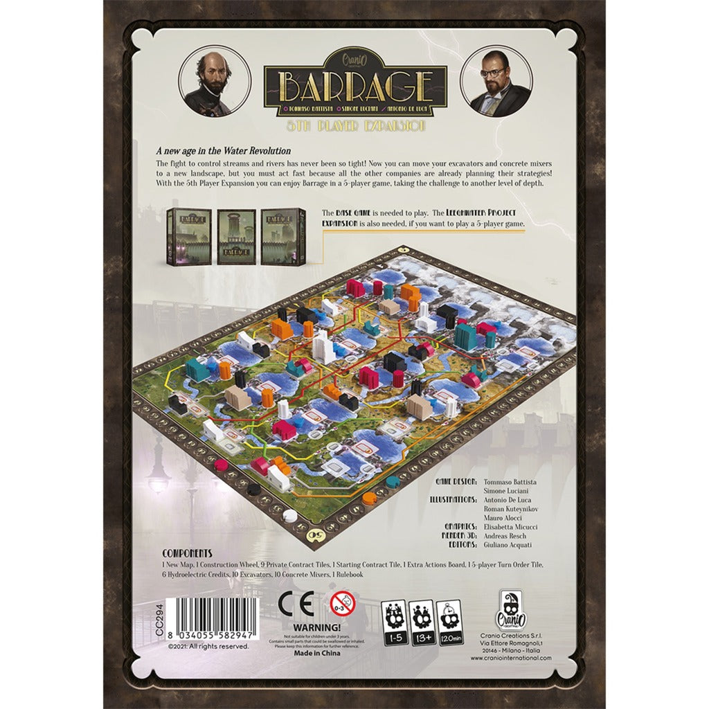 Asmodee Barrage: 5. Spielerausdehnung