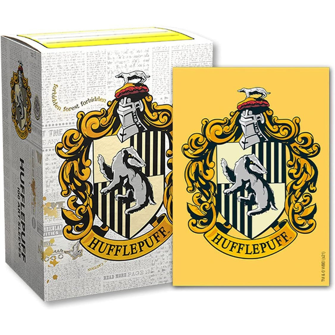 Asmodee Drachenschild gebürstet Kunst Wizarding World Huff
