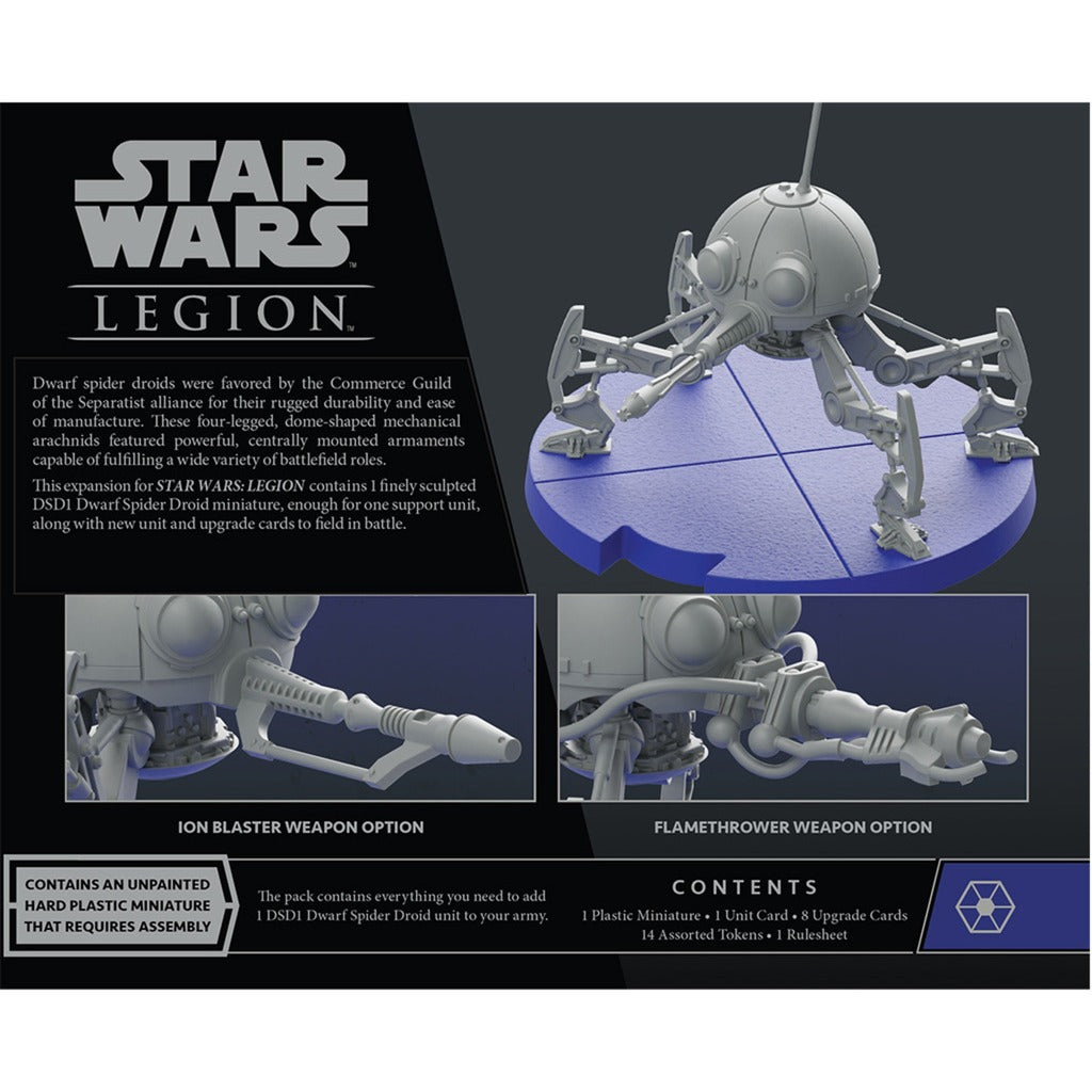 ASMODEE STAR WARS: Legion DSD1 Zwergspinnen Droid -Einheit e