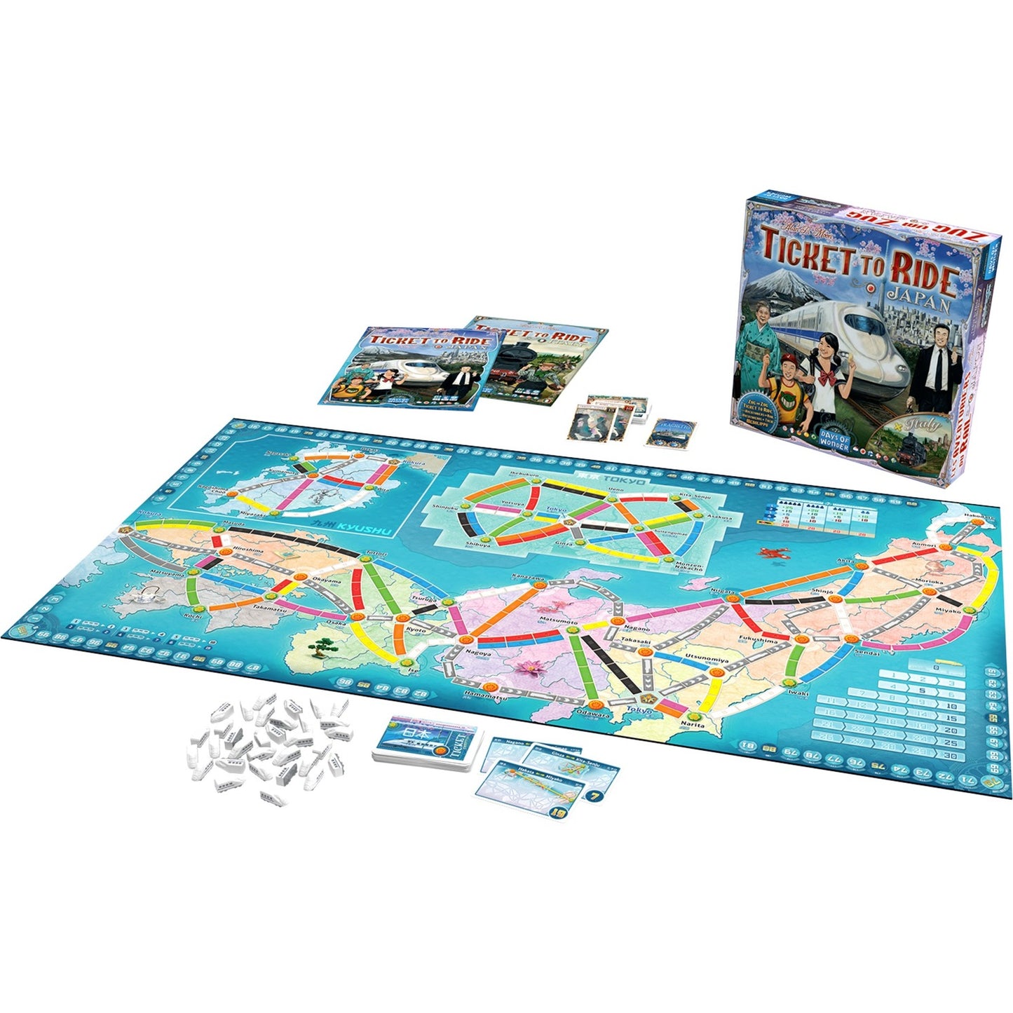 Asmodee -Ticket, um Japan Italien zu fahren
