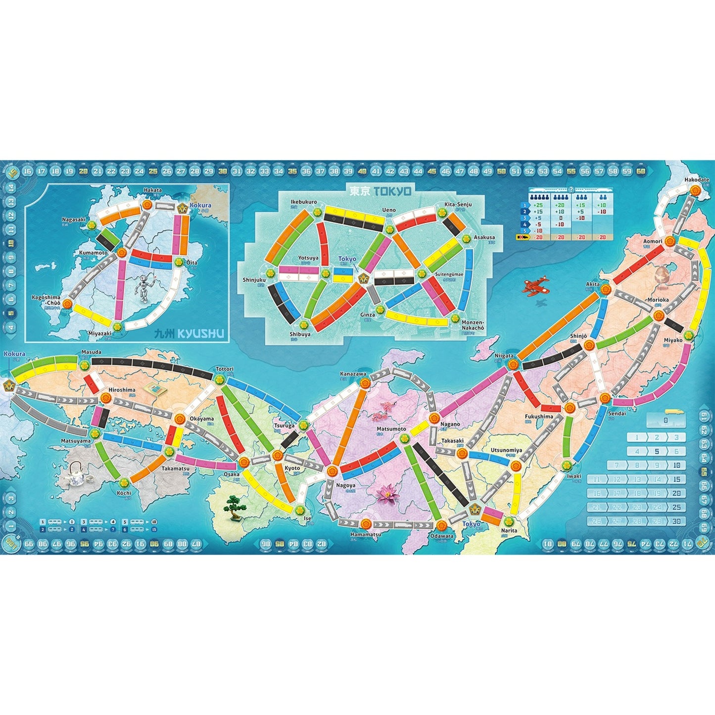 Asmodee -Ticket, um Japan Italien zu fahren