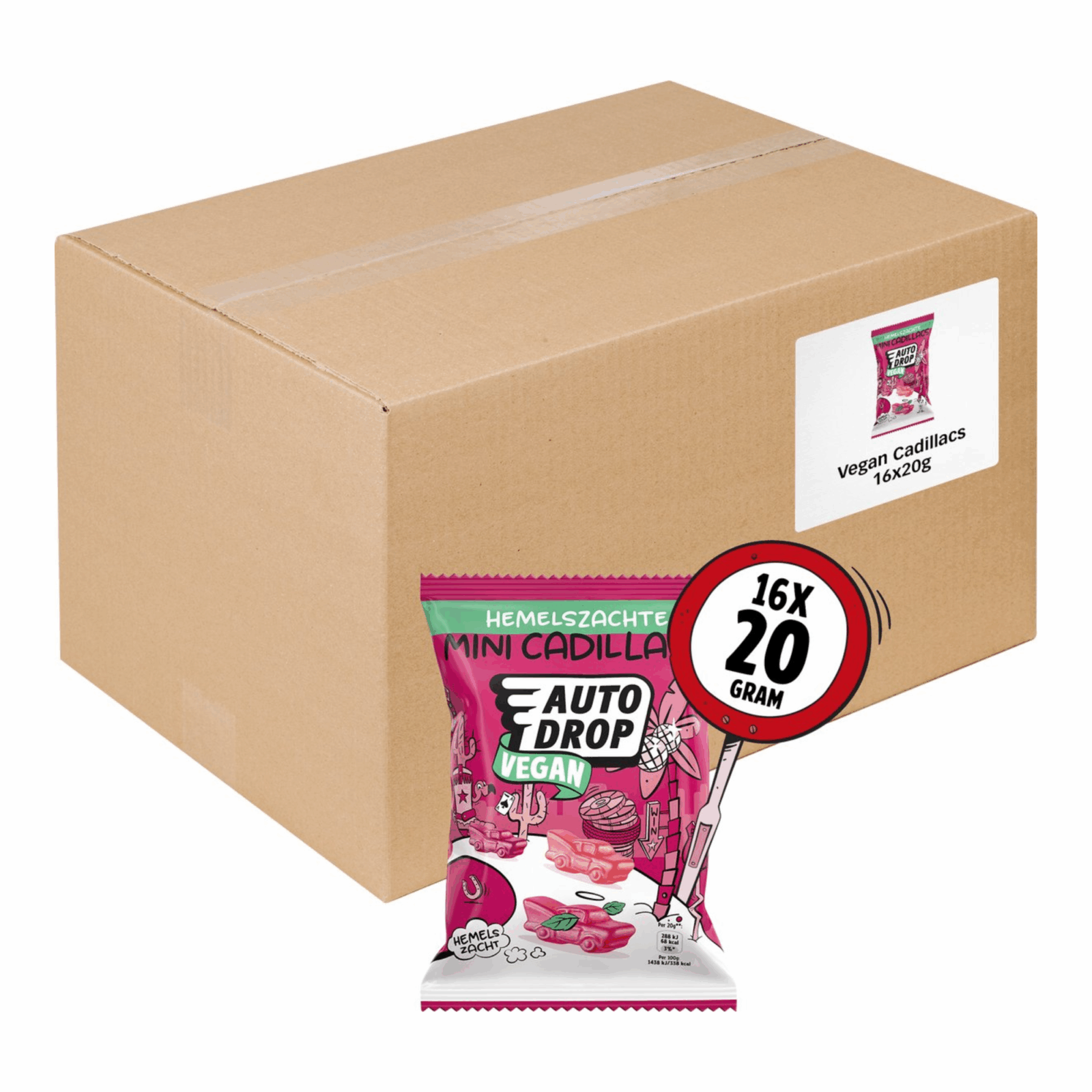 Autodrop Cadillacs vegane Taschen (16x 20gr)