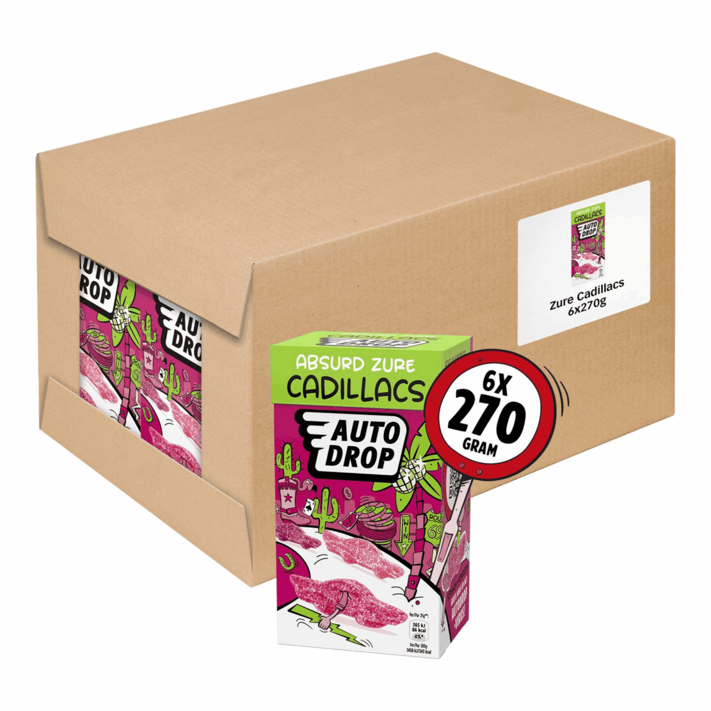 Autodrop Mixbox saure Cadillacs (6x 270gr)