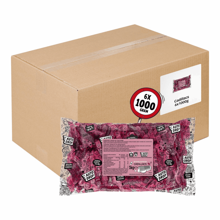 Autodrop rote Cadillacs (6x1kg)