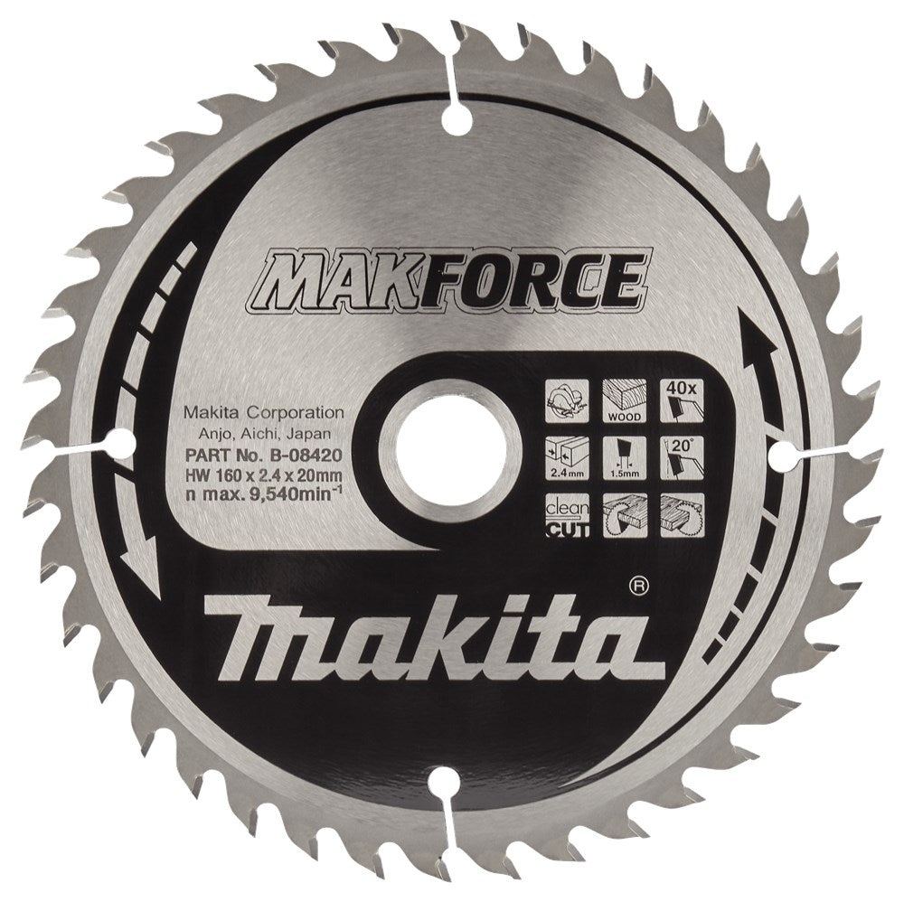 Makita Sägeholz 160x20x40t 20g - B-08420