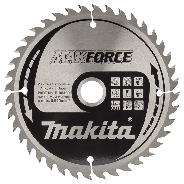 Makita Sägeholz 160x20x40t 20g - B-08420
