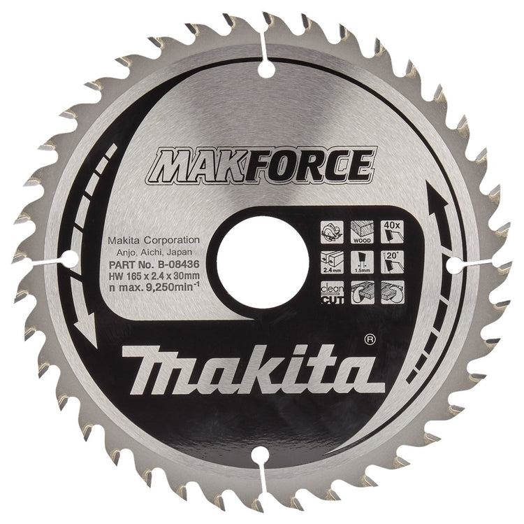 Makita Zubehör Sägeholz 165x30x40t 20g - B-08436 - B-08436