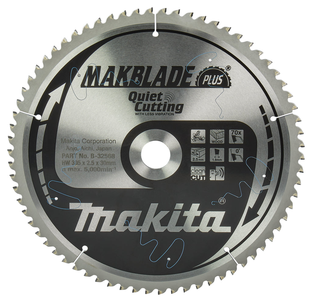 Makita Zubehör Kappsägeblatt Holz Q C 305x30x2,5 70t 0g - B-32568