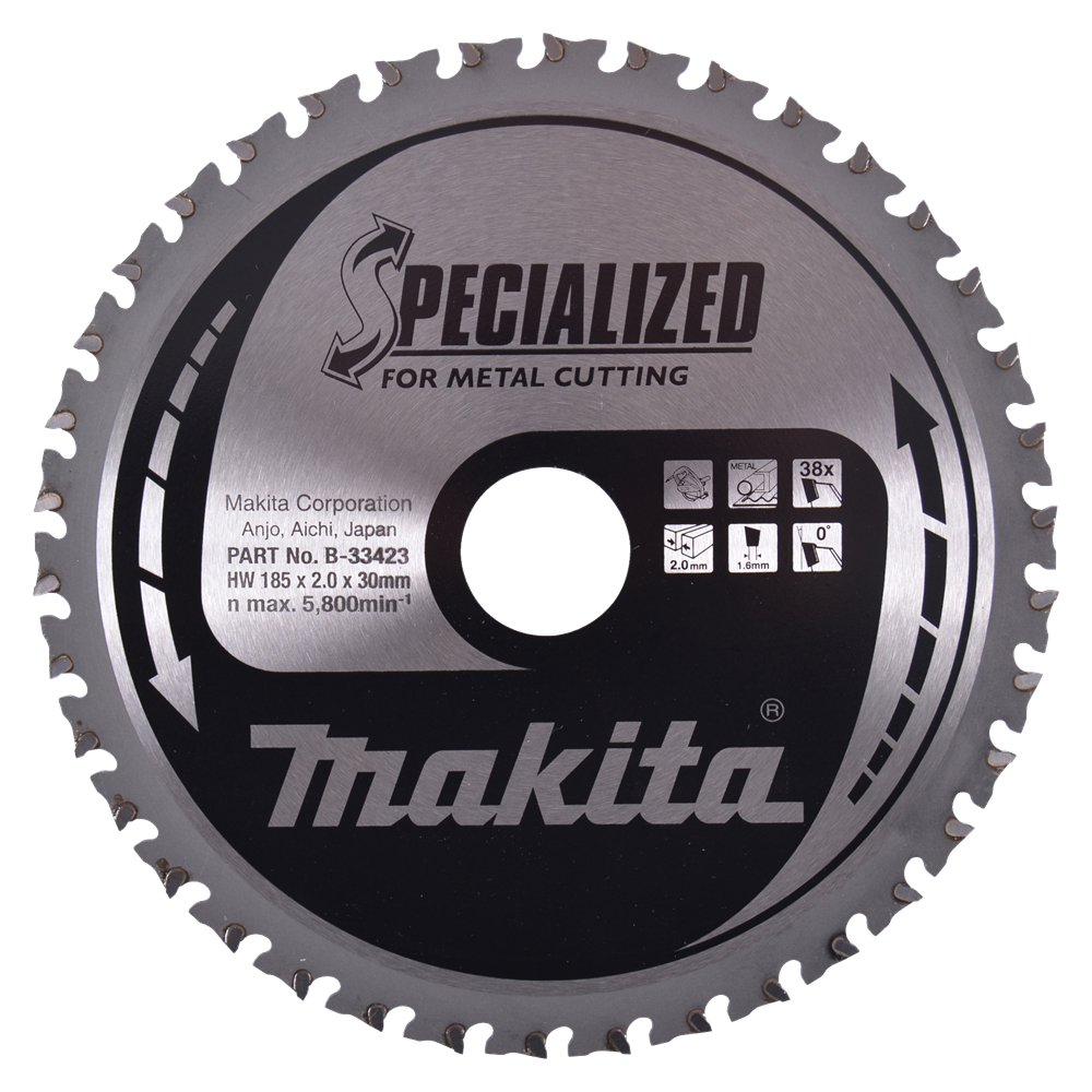 Makita Sägeblatt mit. 185x30x2,0 38t 0g - b-33423