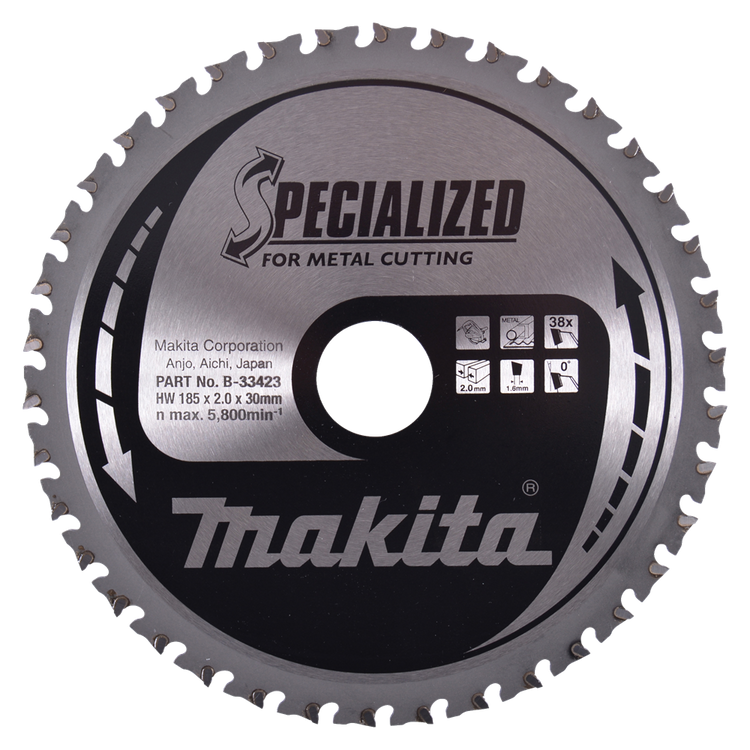 Makita Sägeblatt mit. 185x30x2,0 38t 0g - b-33423