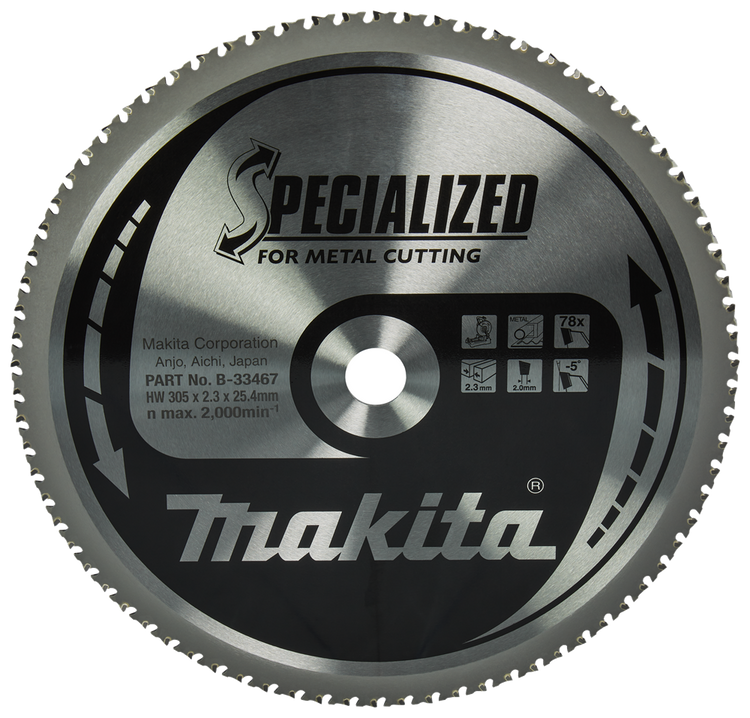 Makita Sägeblatt mit. 305x25,4x2,3 78t 0g - b-33467