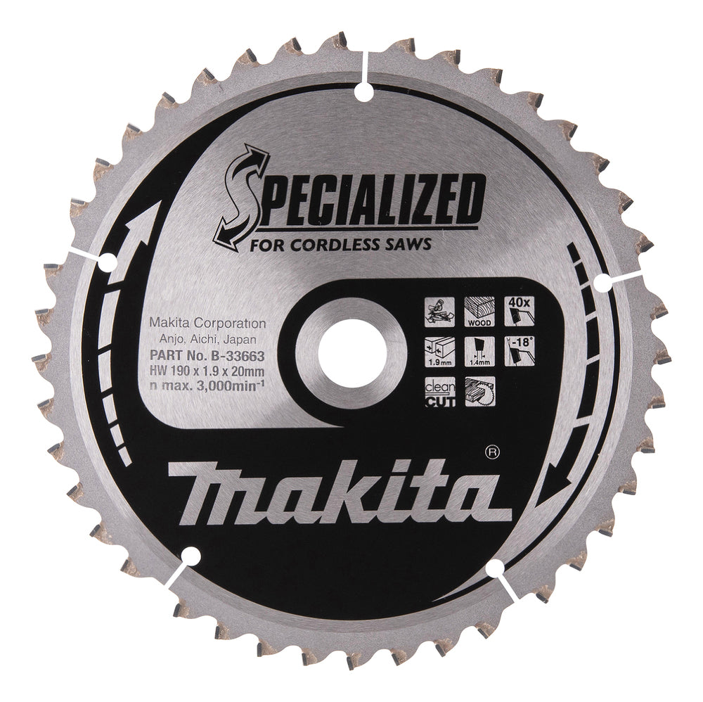 Makita Zubehör Kappsägeblatt Holz – B-33663