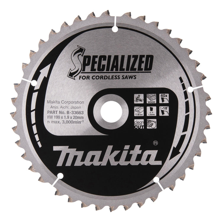 Makita Zubehör Kappsägeblatt Holz – B-33663