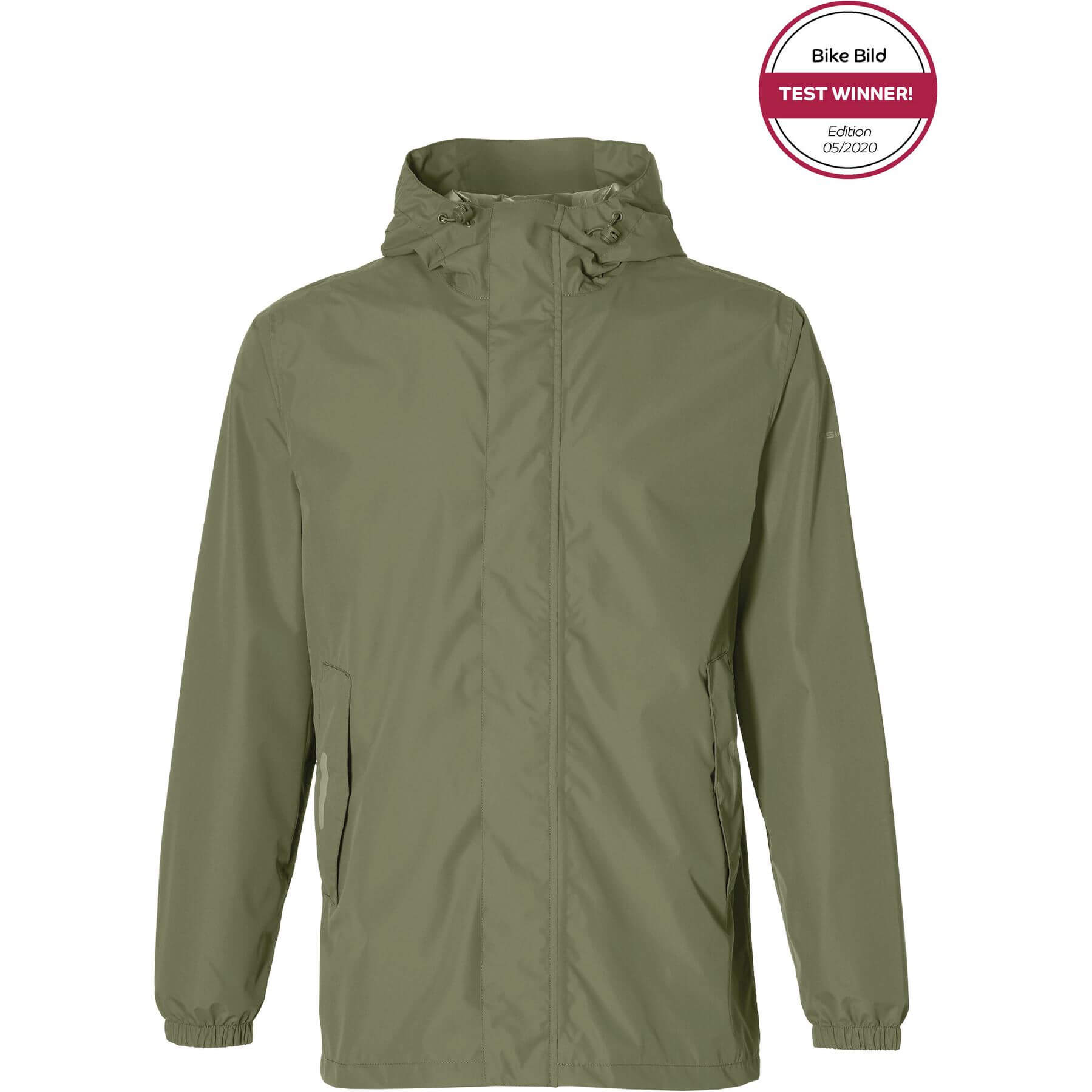 Basil Regenmantel Hoga Unisex Olivgrün S