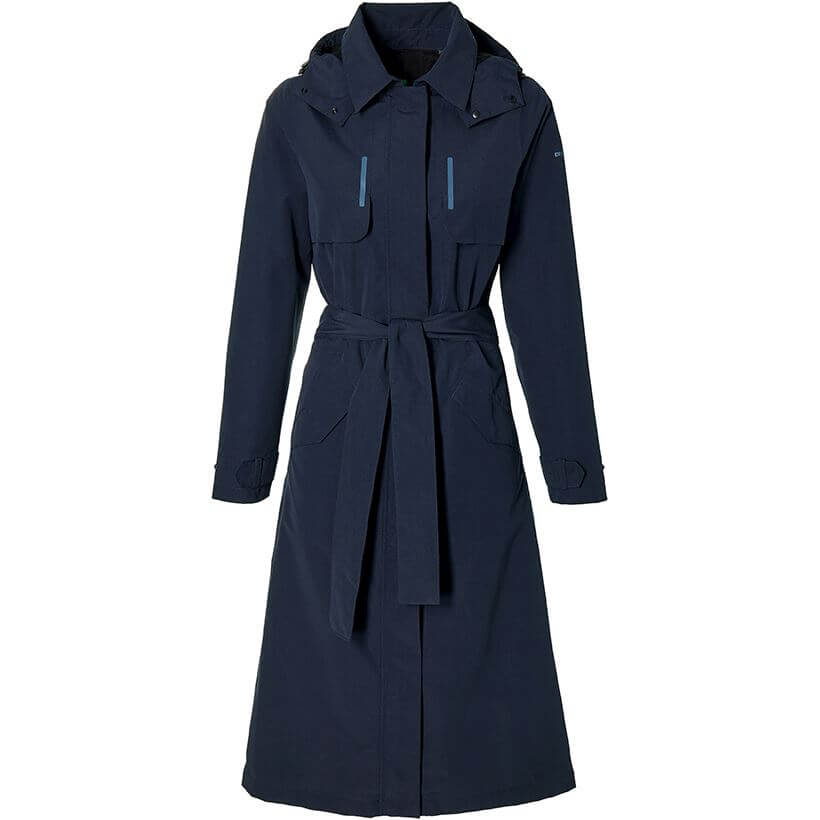 Basil Trenchcoat Mosse Damen Nachtblau XL