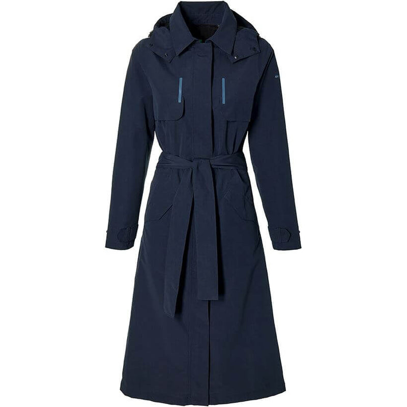 Basil Trenchcoat Mosse Damen Nachtblau XL
